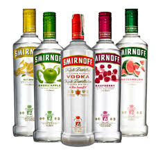 vodka smirnoff caja x6 $9500 c/u 